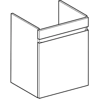 Geberit Renova Plan US f. Waschtisch, mit 1 Schublade 48,4x60,6x40,7cm, Nussbaum hickory hell – Bild 3