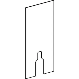 Frontverkleidung für Geberit Monolith für Stand-WC 114cm Schieferoptik – Bild 3