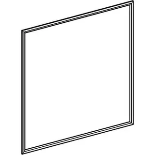 Geberit ONE Abdeckrahmen für Spiegelschrank UP-Montage, 60cm, weiß – Bild 3
