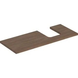 Geberit ONE Waschtisch-Pl. Aus rechts für AWT Schalenform 120x3x47cm, Eiche – Bild 2