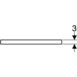 Geberit ONE Waschtisch-Pl. Aus rechts für AWT Schalenform 120x3x47cm, Eiche – Bild 5