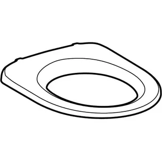 Geberit iCon WC-Sitzring, barrierefrei Befestigung von oben, weiß – Bild 3