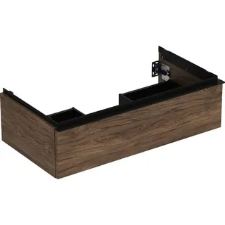 Geberit iCon Unterschrank für Waschtisch, 1 Schubl. 88,8x24,7x47,6cm, Nussbaum hi./Gr. Lava – Bild 2