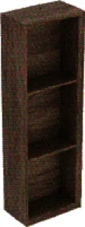 GE Regal rechteckig 22,5x70x13,2cm, Nussbaum hickory