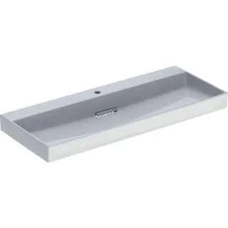 Geberit ONE Waschtisch 120x48cm, CleanDrain mit Hahnloch, ohne Überlauf, weiß, KeraTect/weiß glzd – Bild 2
