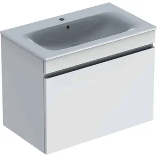 Geberit Renova Plan Set MWT m. US, 1 Schubl. 80x62,2x48cm, weiß hgl./KeraTect – Bild 2