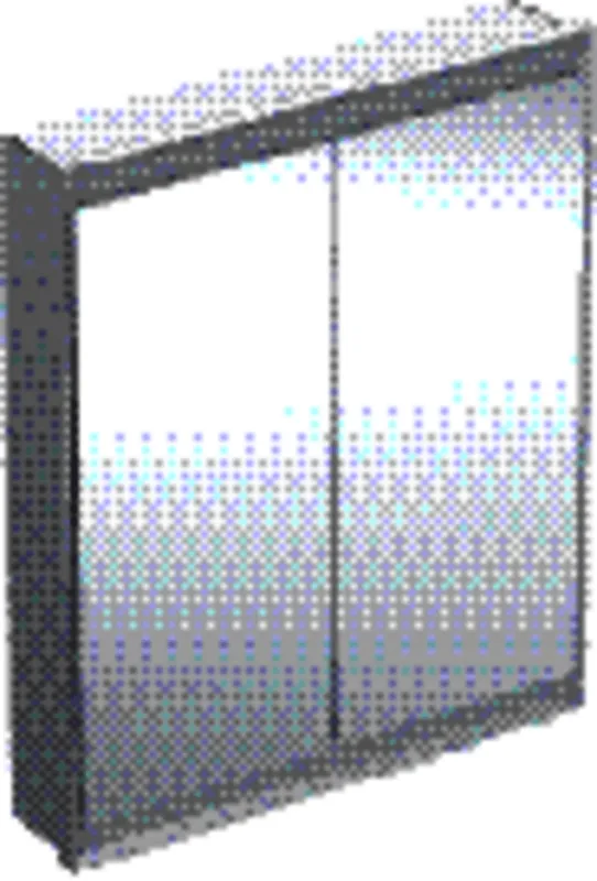 Geberit ONE Spiegelschrank mit ComfortLight 2 Türen, UP-Mont., 75x90x15cm, alu.