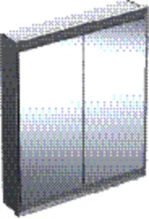 Geberit ONE Spiegelschrank mit ComfortLight 2 Türen, UP-Mont., 75x90x15cm, alu.