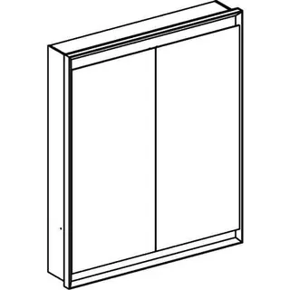 Geberit ONE Spiegelschrank mit ComfortLight 2 Türen, UP-Mont., 75x90x15cm, alu. – Bild 3