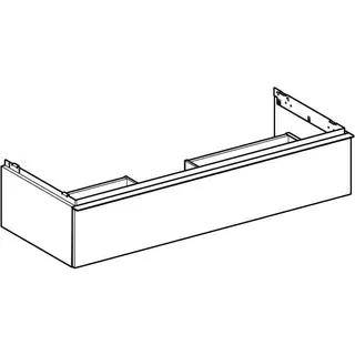 Geberit iCon Unterschrank für Waschtisch, 1 Schubl. 118,4x24,7x47,6cm, sandgrau – Bild 3