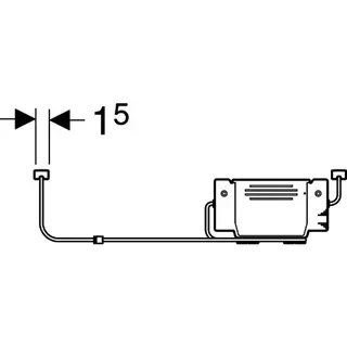 Geberit Lichtleiste für Schublade, L:40cm – Bild 4