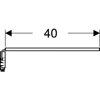 Geberit Lichtleiste für Schublade, L:40cm – Bild 5