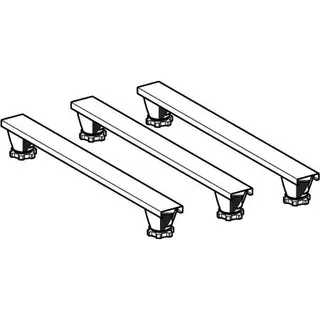 Geberit Set Füße und 3 Traversen 700mm H:9-21cm, für Duschwanne aus Steinharz – Bild 3