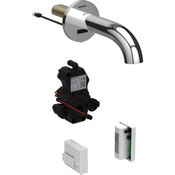 Geberit Waschtischarmatur Piave, Wandmontage mit UP-Funktion Genr. L 17cm o. Mischer