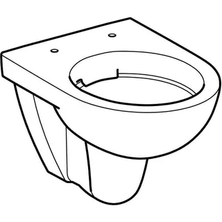 Geberit Renova Compact WWC Tiefspüler verk. Ausl.48cm, Rimfree, weiß – Bild 3