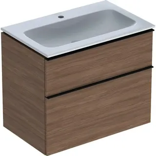 Geberit iCon Set MWT m. US, 2 Schubl. 75x63x48cm, Eiche/Griff lava – Bild 2