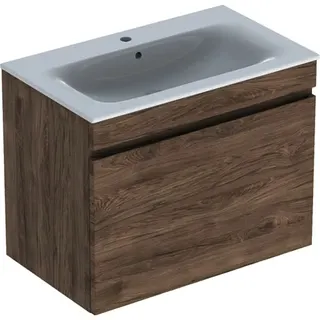 Geberit Renova Plan Set MWT m. US, 1 Schubl. 80x62,2x48cm, Nussbaum hickory – Bild 2