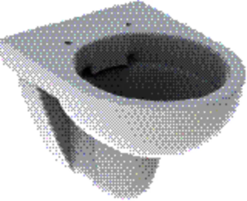 Geberit Renova Compact WWC Tiefspüler verk. Ausl.48cm, Rimfree, weiß, KeraTect