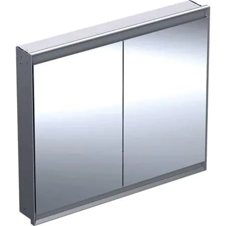 Geberit ONE Spiegelschrank mit ComfortLight 2 Türen, UP-Mont., 105x90x15cm, alu.