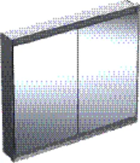 Geberit ONE Spiegelschrank mit ComfortLight 2 Türen, UP-Mont., 105x90x15cm, alu. – Bild 2