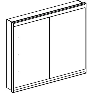 Geberit ONE Spiegelschrank mit ComfortLight 2 Türen, UP-Mont., 105x90x15cm, weiß – Bild 3