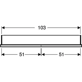Geberit ONE Spiegelschrank mit ComfortLight 2 Türen, UP-Mont., 105x90x15cm, weiß – Bild 4