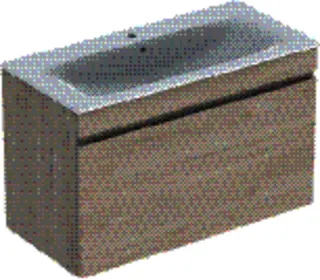 GE Renova Plan Set MWT m. US, 1 Schubl. 100x62,2x48cm, Nussbaum hickory hell