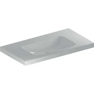Geberit iCon Light Waschtisch 90x48cm Ablagefläche, ohne Hahnloch, ohne Überlauf, weiß – Bild 2