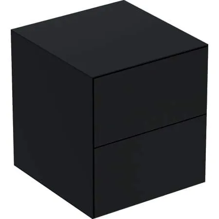 Geberit ONE Seitenschrank mit 2 Schubl. 45x49,2x47cm, lava matt