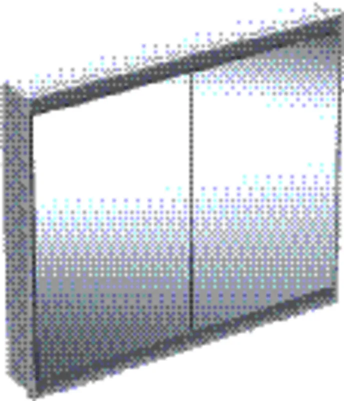 Geberit ONE Spiegelschrank mit ComfortLight 2 Türen, UP-Mont., 105x90x15cm, weiß