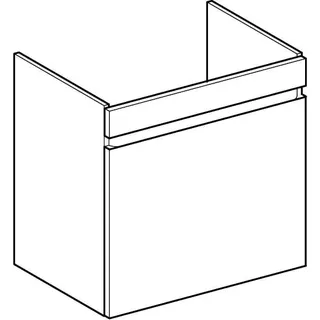 Geberit Renova Plan US f. Waschtisch, mit 1 Schublade 63,4x60,6x44,6cm, Nussbaum hickory hell – Bild 3