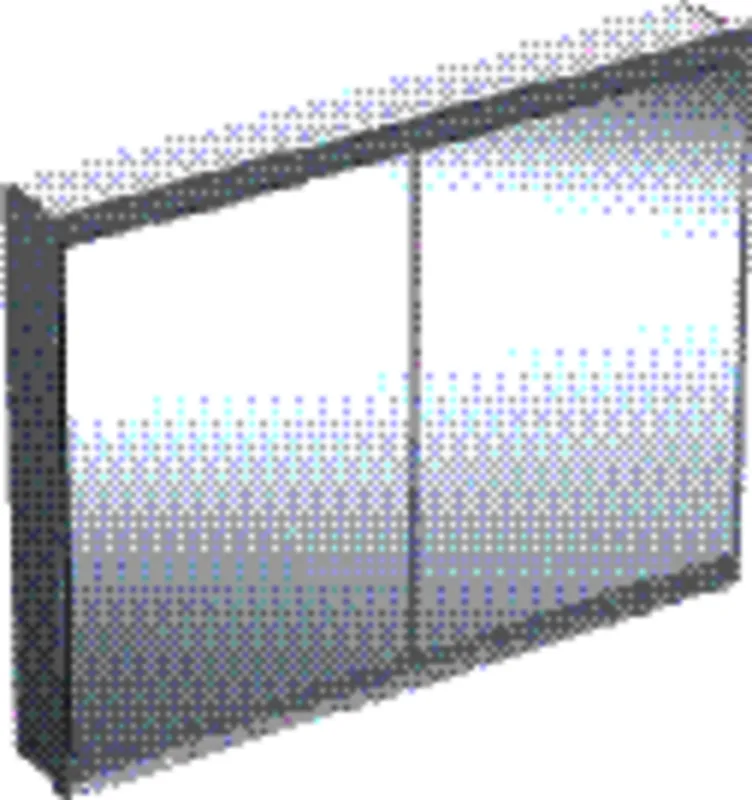 Geberit ONE Spiegelschrank mit ComfortLight 2 Türen, UP-Mont., 120x90x15cm, alu.