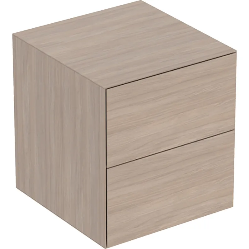 Geberit ONE Seitenschrank mit 2 Schubl. 45x49,2x47cm, Eiche