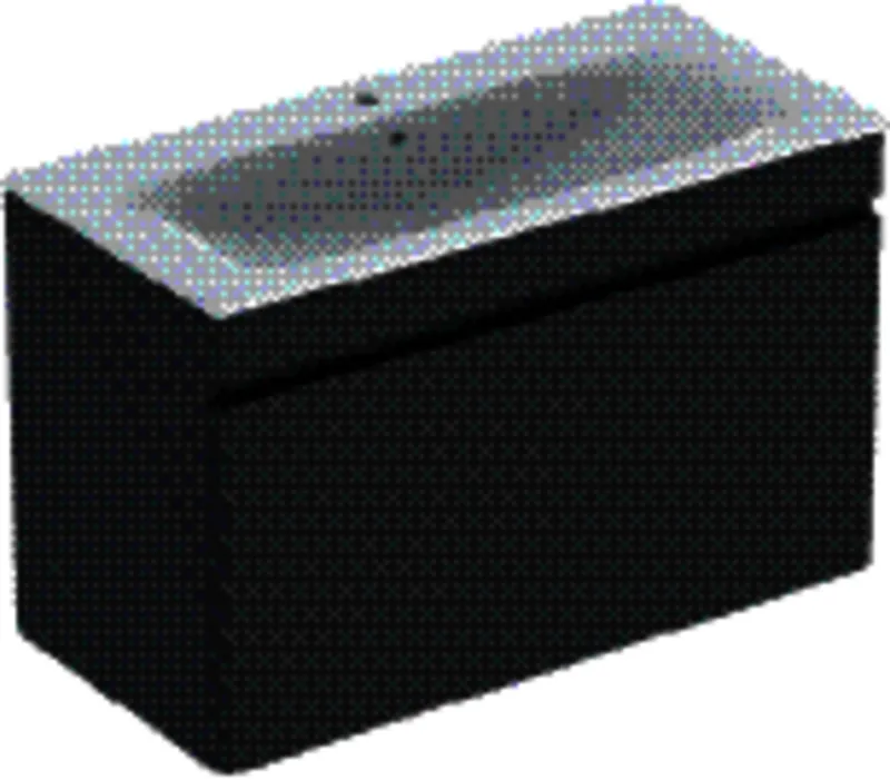 Geberit Renova Plan Set MWT m. US, 1 Schubl. 100x62,2x48cm, lava