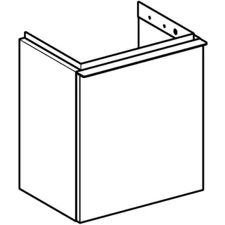 Geberit iCon Unterschrank für HWB, 1 Tür links 37x41,5x27,9cm, sandgrau – Bild 3