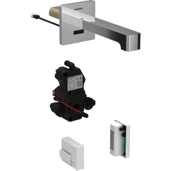 Geberit Waschtischarmatur Brenta Wandmontage mit UP-Funktion Genr. L 17cm o. Mischer