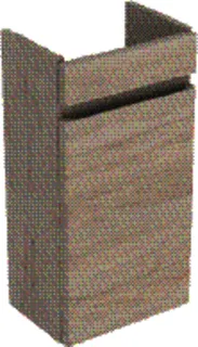 GE Renova Plan US für HWB, 1 Tür 31,4x60,5x22cm, Nussbaum hickory hell