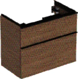 GE iCon Unterschrank f. WT, verk. Ausld. 74x61,5x41,6cm, Eiche/Gr. Lava
