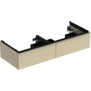 Geberit iCon Unterschrank für DWT, 2 Schubl. 118,4x24,7x47,6cm, sandgrau – Bild 2
