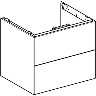 Geberit ONE Unterschrank für WT/-Platte 2 Schubl., 59,2x50,4x47cm, Eiche – Bild 3