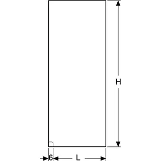 Geberit ONE Walk-in-Duschwand 99x200cm – Bild 4