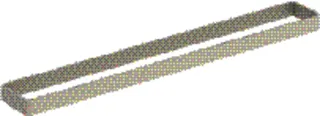 GE Handtuchhalter für Badmöbel 42,4x1,9x4,9cm, sand-grau matt