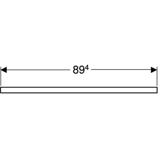 Geberit ONE Waschtisch-Platte, Ausschnitt links, für AWT 90x3x47cm, Eiche – Bild 4