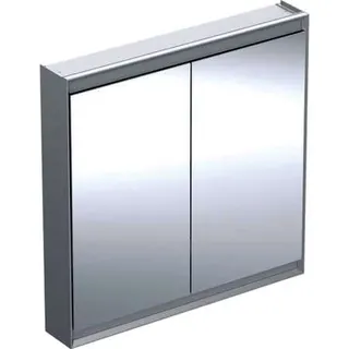 Geberit ONE Spiegelschrank mit ComfortLight 2 Türen, AP-Mont., 90x90x15cm, alu. – Bild 2
