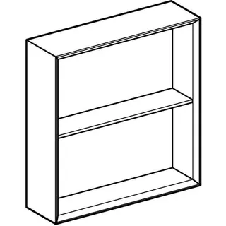 Geberit Regal quadratisch 45x46,7x13,2cm, Eiche – Bild 3