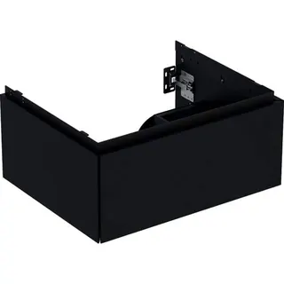 GE ONE Unterschrank für WT/-Platte 1 Schubl., 59,2x26,6x47cm, schwarz matt