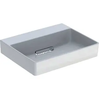 Geberit ONE HWB 50x41 cm, CleanDrain ohne Hahnloch, ohne Überlauf, weiß, KeraTect/weiß glzd – Bild 2