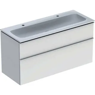 Geberit iCon Set MWT m. US, 2 Schubl. 120x63x48cm, weiß matt – Bild 2