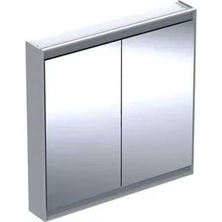Geberit ONE Spiegelschrank mit ComfortLight 2 Türen, AP-Mont., 90x90x15cm, weiß