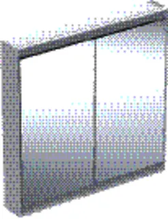 Geberit ONE Spiegelschrank mit ComfortLight 2 Türen, AP-Mont., 90x90x15cm, weiß – Bild 2